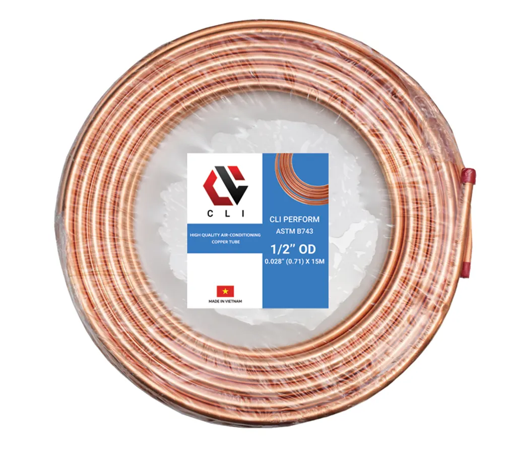 CLI Copper Coil Perform ASTM B743 -1/2