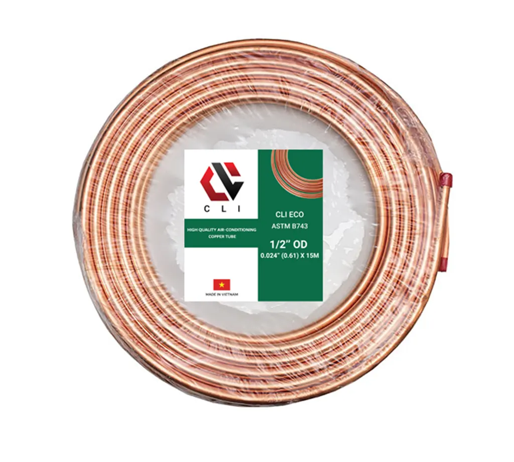 CLI Copper Coil ECO ASTM B743 -1/2