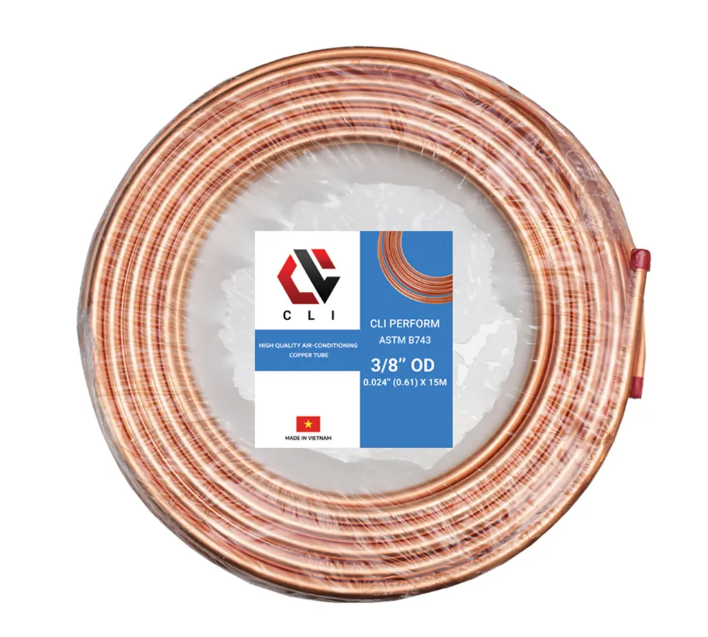 CLI Copper Coil Perform ASTM B743 -3/8
